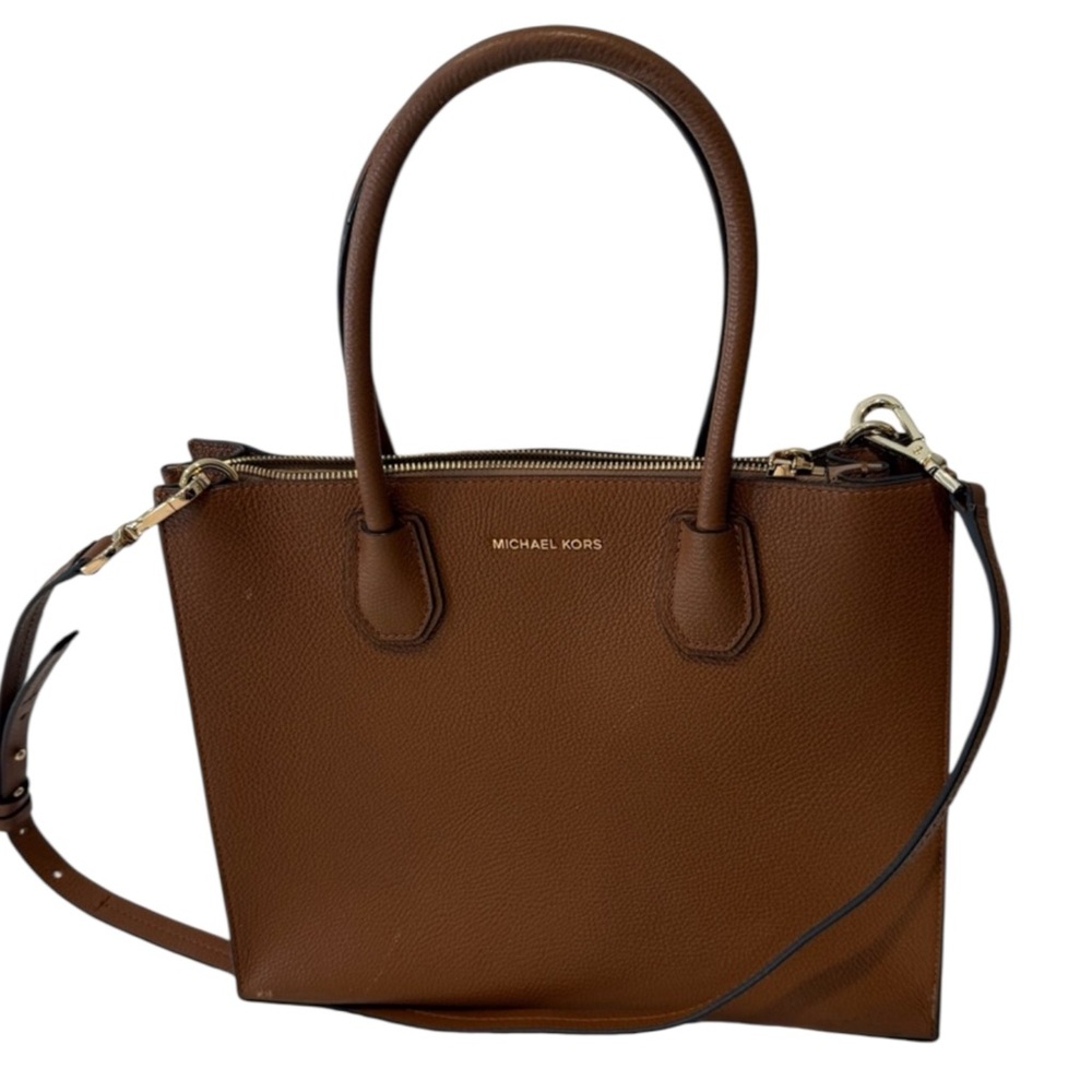 Michael Kors Tan Leather Satchel